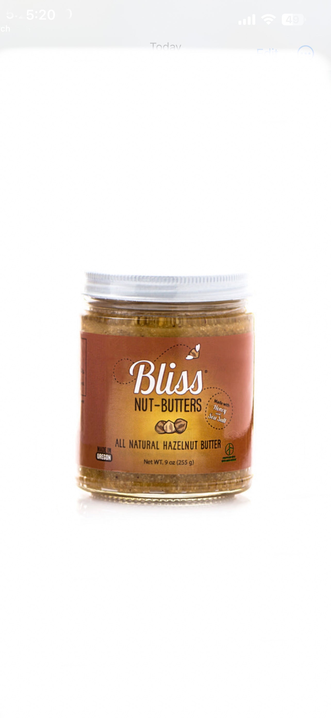 Hazelnut Butter Bliss