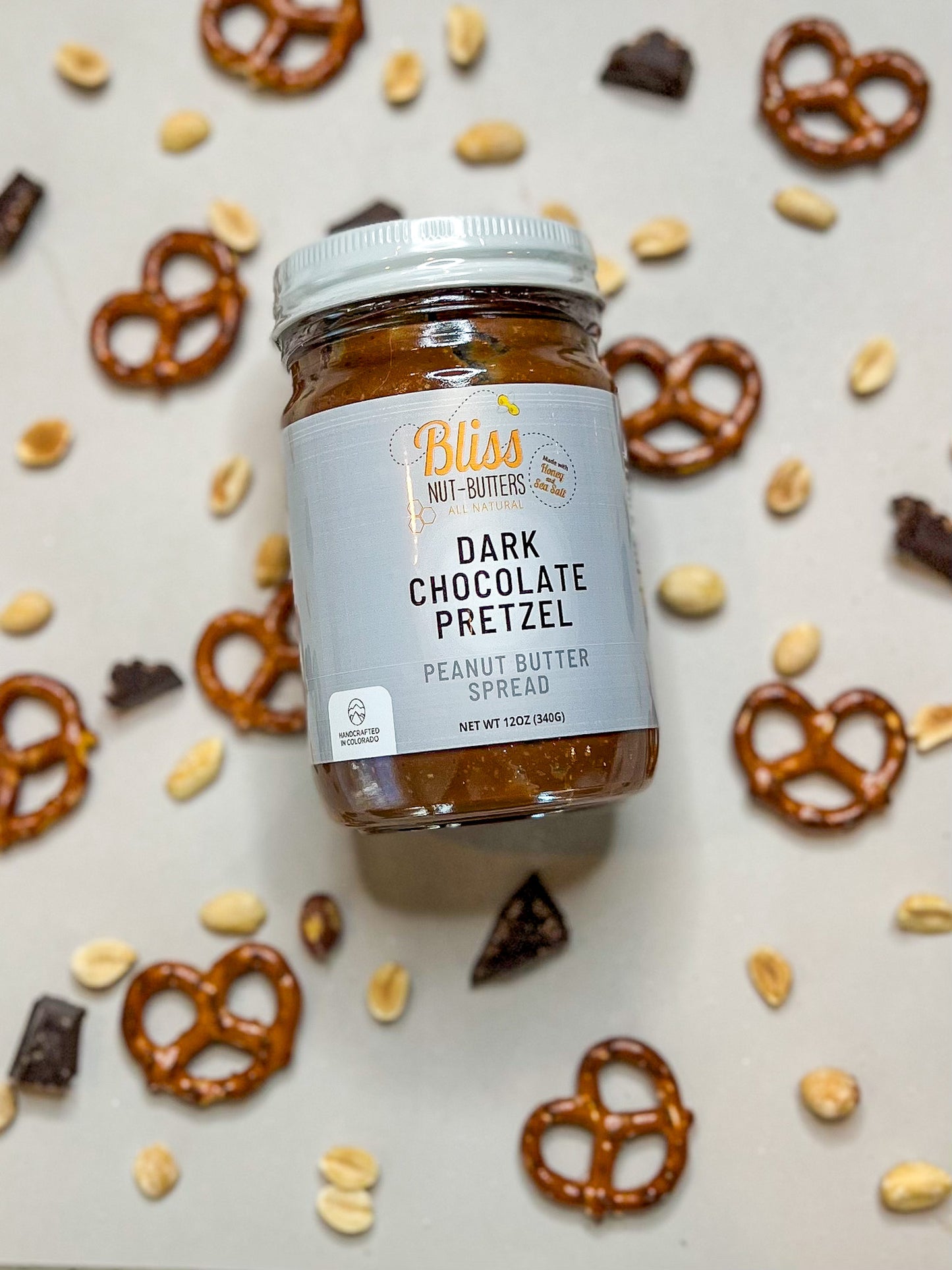 Dark Chocolate Pretzel Peanut Butter Bliss